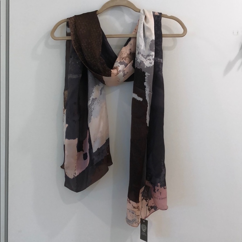 Vince Camuto Scarf pink blue brown